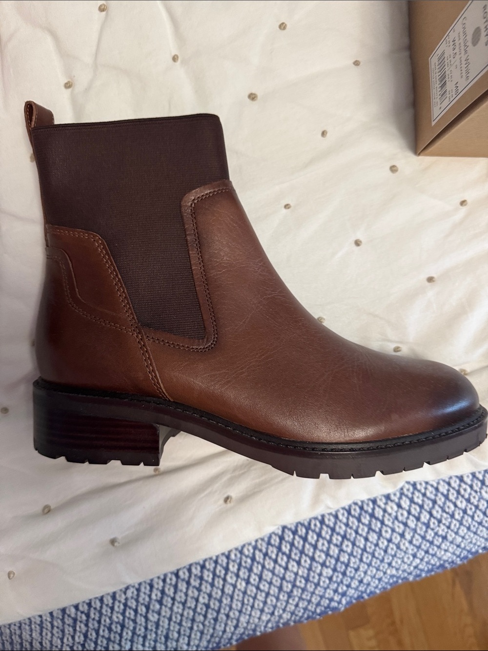 Naturalizer 27 Edit Calyx Brown Chelsea Ankle Boot-